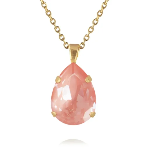 Caroline Svedbom - Halsband Classic Drop Guld Flamingo