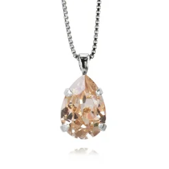 Caroline Svedbom - Halsband Mini Drop Rhodium Silk