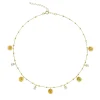 Caroline Svedbom - Halsband Daisy Multi Guld Crystal