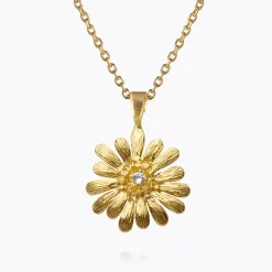 Caroline Svedbom - Halsband Daisy Guld Crystal