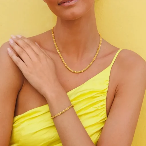 Caroline Svedbom - Halsband Gemma Guld