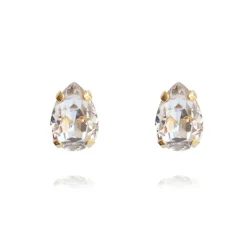 Caroline Svedbom - Örhängen Petite Drop Stud Guld Crystal