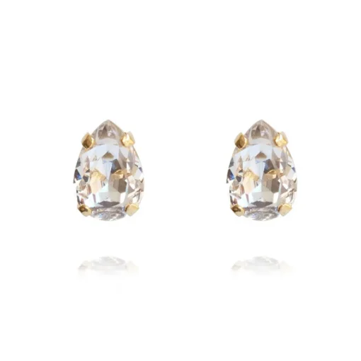 Caroline Svedbom - Örhängen Petite Drop Stud Guld Crystal