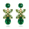 Caroline Svedbom - Örhängen Mini Dione Guld Majestic Green Combo