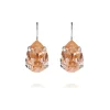 Caroline Svedbom - Örhängen Claps Mini Rhodium Light Peach