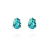 Caroline Svedbom - Örhängen Superpetite Drop Guld Aquamarine