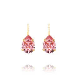 Caroline Svedbom - Örhängen Claps Mini Drop Guld Light Rose