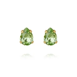 Caroline Svedbom - Örhängen Superpetite Drop Guld Peridot