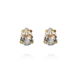 Caroline Svedbom - Örhängen Superpetite Drop Guld Crystal