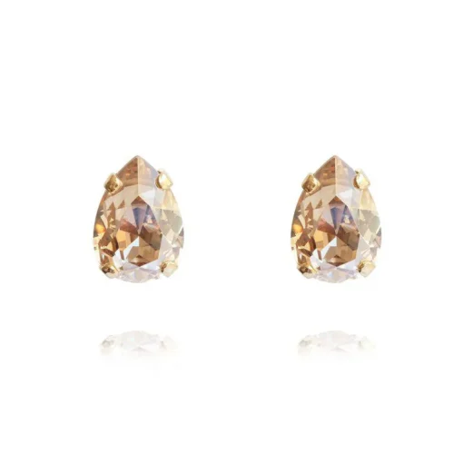 Caroline Svedbom - Örhängen Petite Drop Stud Guld Golden Shadow