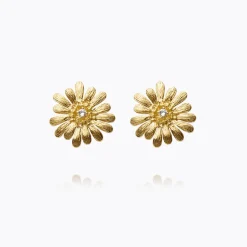 Caroline Svedbom - Örhängen Daisy Guld Crystal