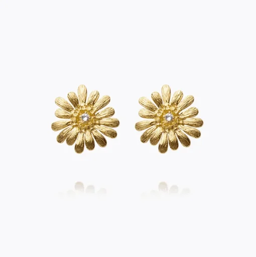 Caroline Svedbom - Örhängen Daisy Guld Crystal