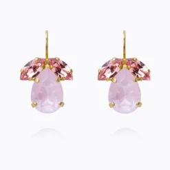 Caroline Svedbom - Örhängen Timo Guld Soft Pink Combo