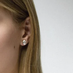 Caroline Svedbom - Örhängen Petite Drop Stud Guld Crystal