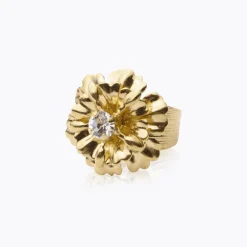 Caroline Svedbom - Ring Blossom Guld Crystal