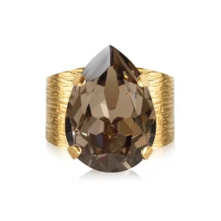 Caroline Svedbom - Ring Classic Drop Guld Greige