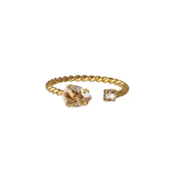 Caroline Svedbom - Ring Nani Guld Golden Shadow