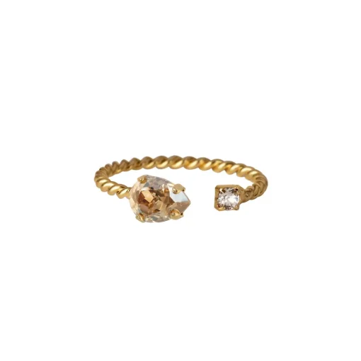 Caroline Svedbom - Ring Nani Guld Golden Shadow