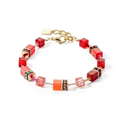 Coeur De Lion - Armband Geocube Iconic Röd