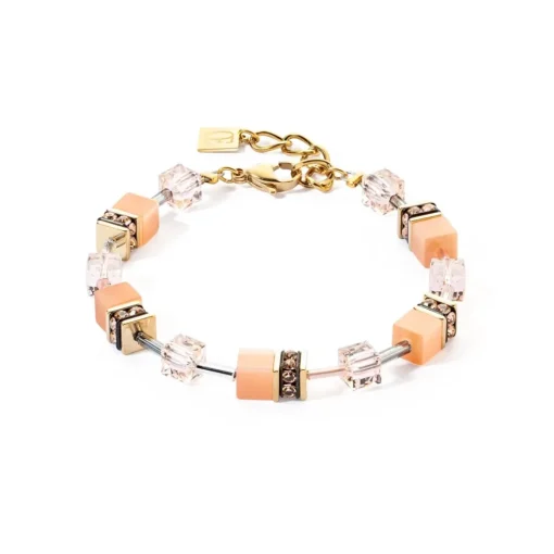 Coeur De Lion - Armband Geocube Iconic Apricot Crush