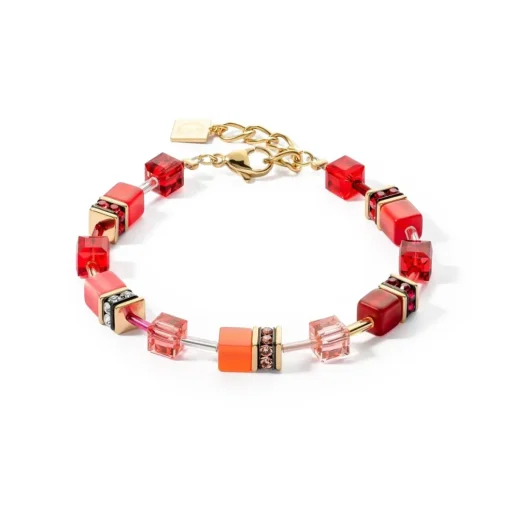 Coeur De Lion - Armband Geocube Iconic Röd