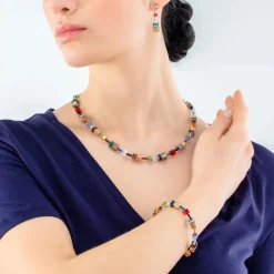 Coeur De Lion - Armband Geocube Precious Brun