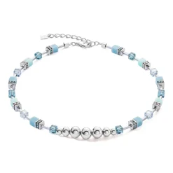 Coeur De Lion - Halsband Fusion Spheres Blå