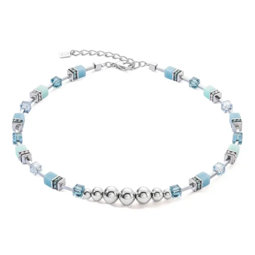 Coeur De Lion - Halsband Fusion Spheres Blå
