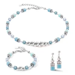 Coeur De Lion - Halsband Fusion Spheres Blå