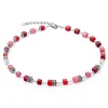 Coeur De Lion - Halsband Geocube Iconic Pure Röd