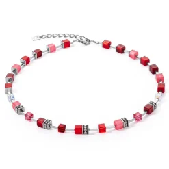 Coeur De Lion - Halsband Geocube Iconic Pure Röd