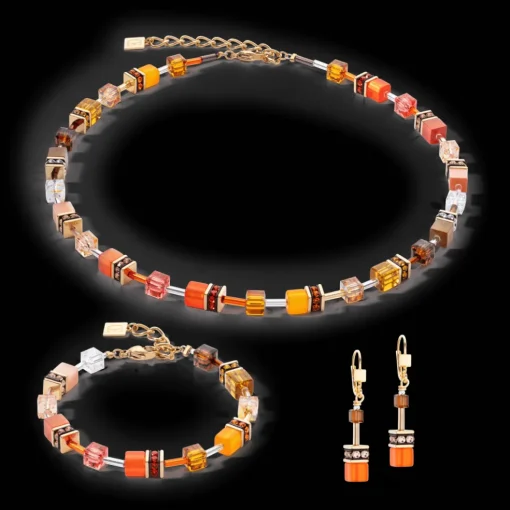 Coeur De Lion - Halsband Geocube Iconic Orange