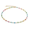 Coeur De Lion - Halsband Mix Mini Cubes Pearl Rainbow