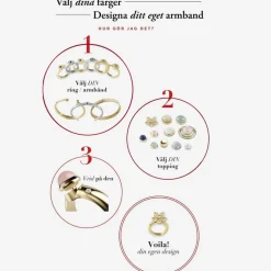Dyrberg/Kern - Armband Compliments Crystal Guld