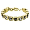Dyrberg/Kern - Armband Conian Guld Svart Mix