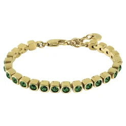 Dyrberg/Kern - Armband Cory Guld Emerald