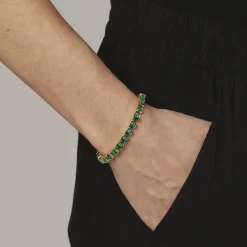 Dyrberg/Kern - Armband Cory Guld Emerald