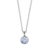 Dyrberg/Kern - Halsband Ette Silver Ljusblå