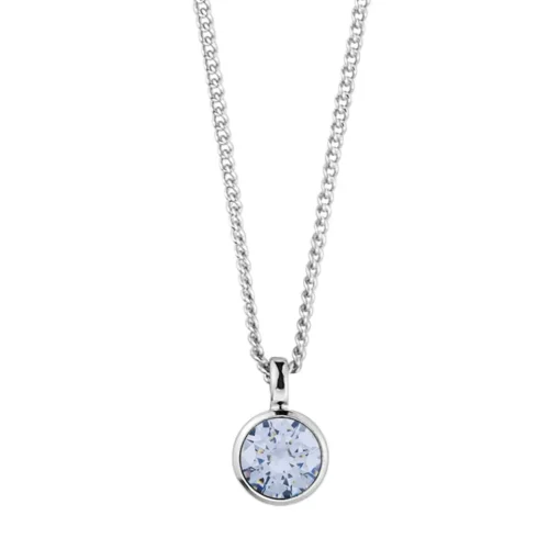 Dyrberg/Kern - Halsband Ette Silver Ljusblå