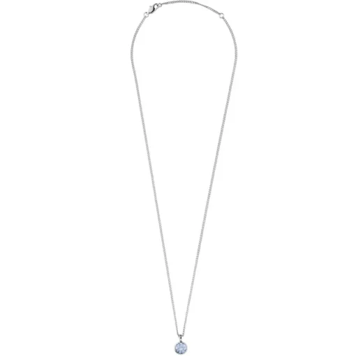 Dyrberg/Kern - Halsband Ette Silver Ljusblå