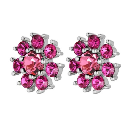 Dyrberg/Kern - Örhängen Aude Silver Pink