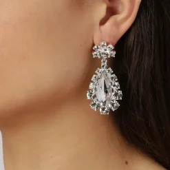 Dyrberg/Kern - Örhängen Lucia Silver Klar