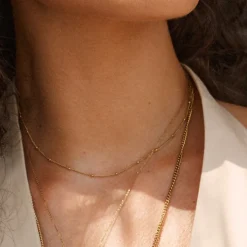 Edblad - Halsband Beaded Chain Guld