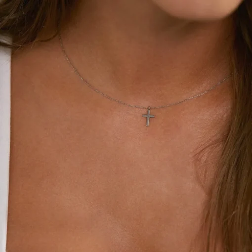Edblad - Halsband Spirit Cross Stål