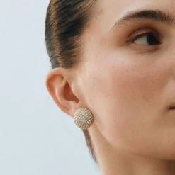 Edblad - Örhängen Bead Sparkle Guld