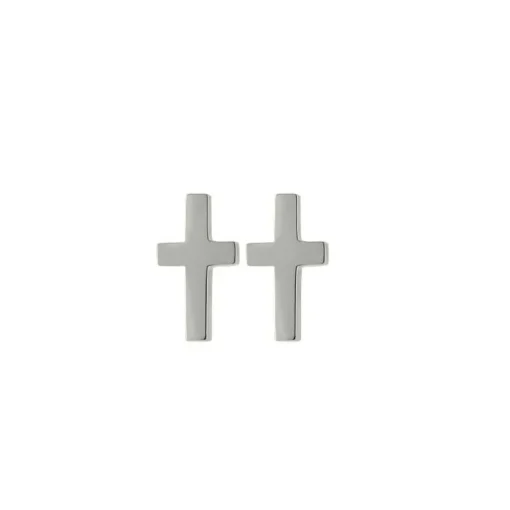 Edblad - Örhängen Cross Stud Stål