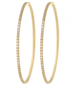 Edblad - Örhängen Glow Creoles Mini XL Guld
