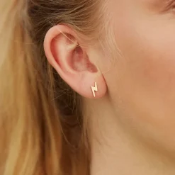Edblad - Örhängen Lightning Studs Guld