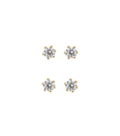 Edblad - Örhängen One Studs Crown Mini Guld
