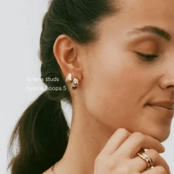 Edblad - Örhängen Selena Hoops Guld
